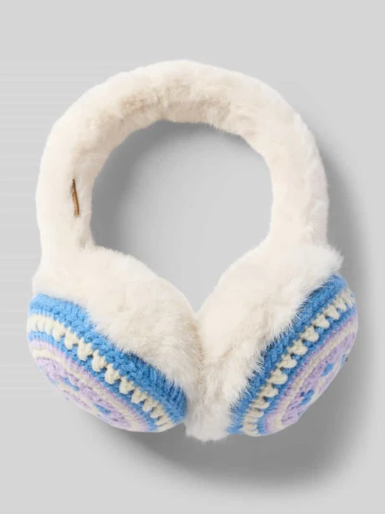 Zdjęcie produktu Nauszniki z obszyciem ze sztucznego futra model ‘Crochetti’ Barts Jasnofioletowy