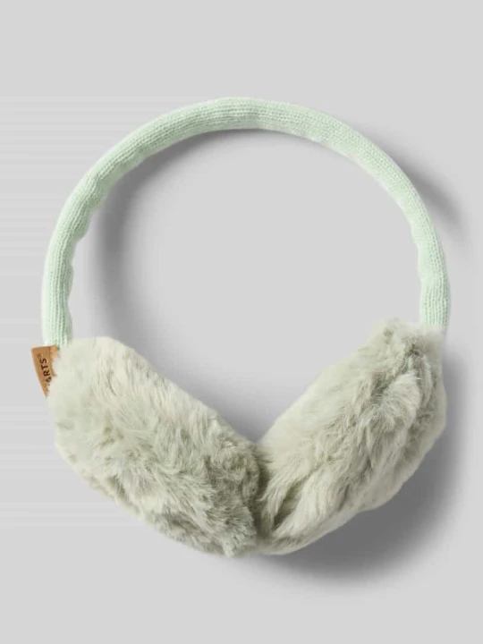 Zdjęcie produktu Nauszniki z obszyciem ze sztucznego futra model 'Plush Earmuffs' Barts Miętowy