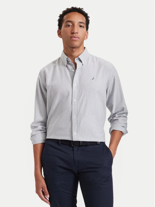 Zdjęcie produktu Nautica Koszula 62KLM1402 Szary Regular Fit