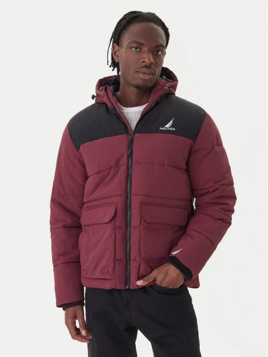Zdjęcie produktu Nautica Kurtka zimowa Pocatello FZ Coat N1T04061 Bordowy Regular Fit