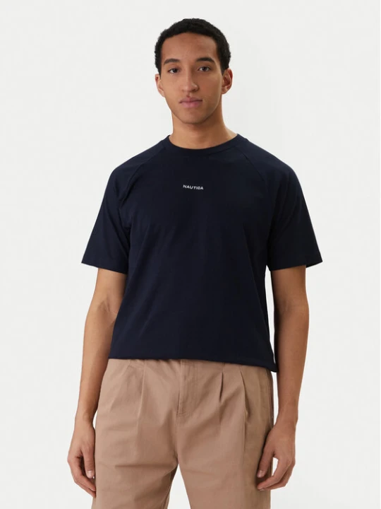 Zdjęcie produktu Nautica T-Shirt NCC04498 Granatowy Regular Fit