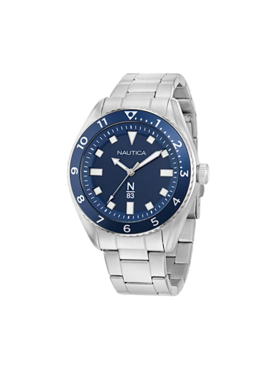 Zdjęcie produktu Nautica Zegarek Finn World NAPFWF407 Srebrny