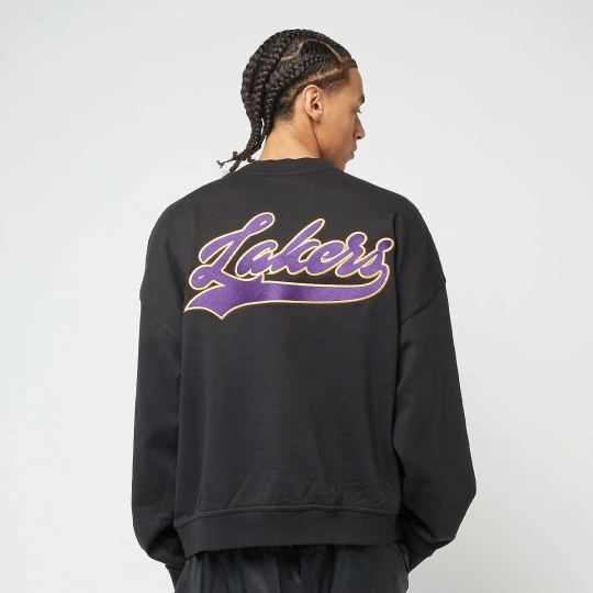 Zdjęcie produktu NBA Oversweep Crewneck Sweater LA Lakers Mitchell & Ness czarny