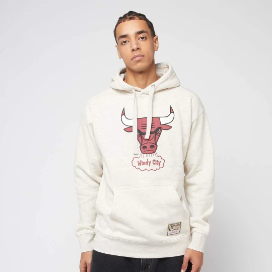 Zdjęcie produktu NBA Slammin Hoodie Chicago Bulls Mitchell & Ness beż