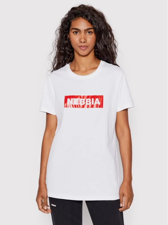 Zdjęcie produktu NEBBIA T-Shirt 592 Biały Regular Fit