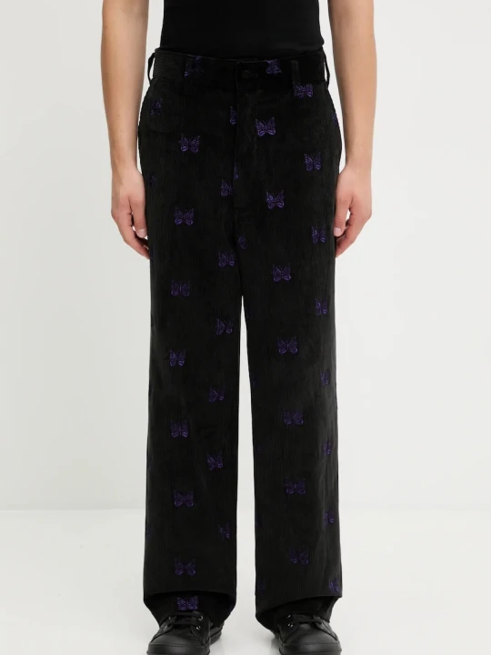 Zdjęcie produktu Needles spodnie bawełniane Papillon Emb. Corduroy