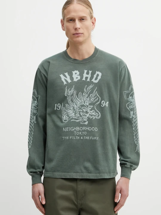 Zdjęcie produktu NEIGHBORHOOD longsleeve bawełniany NH . TEE LS-14