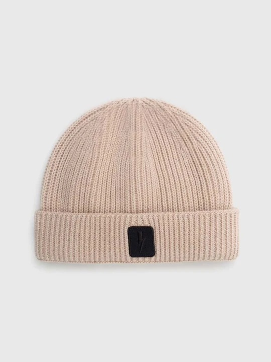 Zdjęcie produktu Neil Barrett Neil Barett czapka z domieszką wełny FISHERMAN BEANIE beżowy