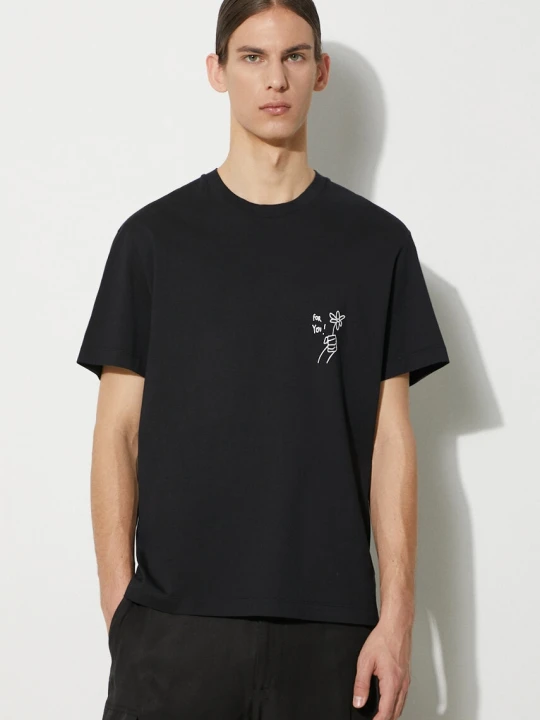 Zdjęcie produktu Neil Barrett t-shirt bawełniany Slim "For You"