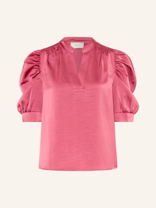 Zdjęcie produktu Neo Noir Bluzka Roella Z Satyny pink JASNOCZERWONY