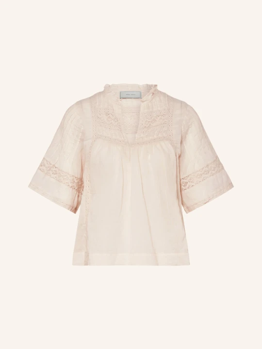 Zdjęcie produktu Neo Noir Bluzka Siama Z Koronką beige