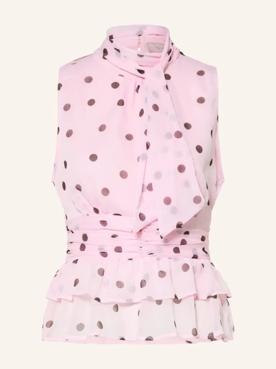 Zdjęcie produktu Neo Noir Top Koszulowy Ansol Z Kokardką rosa czarny