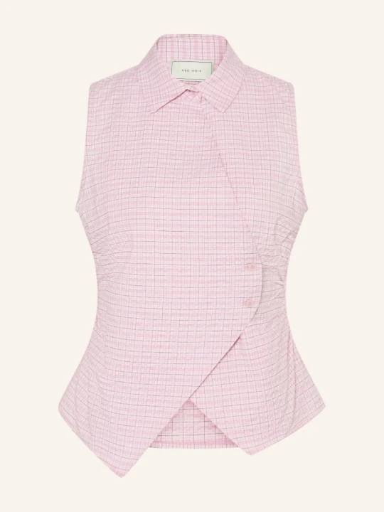 Zdjęcie produktu Neo Noir Top Koszulowy Celest W Stylu Kopertowym rosa czarny