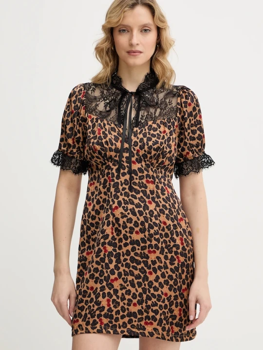 Zdjęcie produktu Never Fully Dressed sukienka Cherry Mini Lyla brązowy