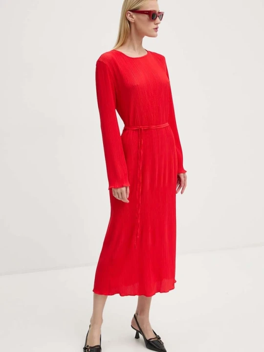 Zdjęcie produktu Never Fully Dressed sukienka Red Gaia Plisse