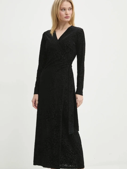 Zdjęcie produktu Never Fully Dressed sukienka Willow Wrap Dress czarny