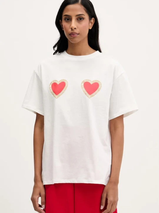 Zdjęcie produktu Never Fully Dressed t-shirt bawełniany biały