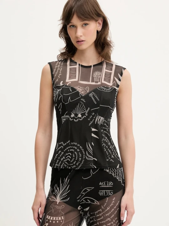 Zdjęcie produktu Never Fully Dressed top czarny