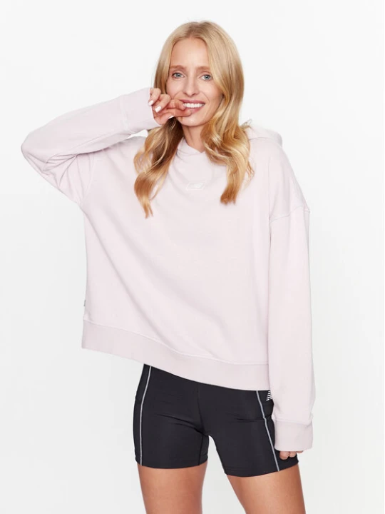 Zdjęcie produktu New Balance Bluza Essentials French Terry Hoodie WT33512 Fioletowy Regular Fit