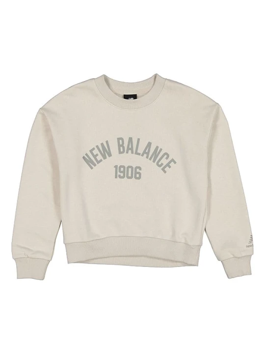 Zdjęcie produktu New Balance Bluza "Essentials" w kolorze beżowym rozmiar: 140