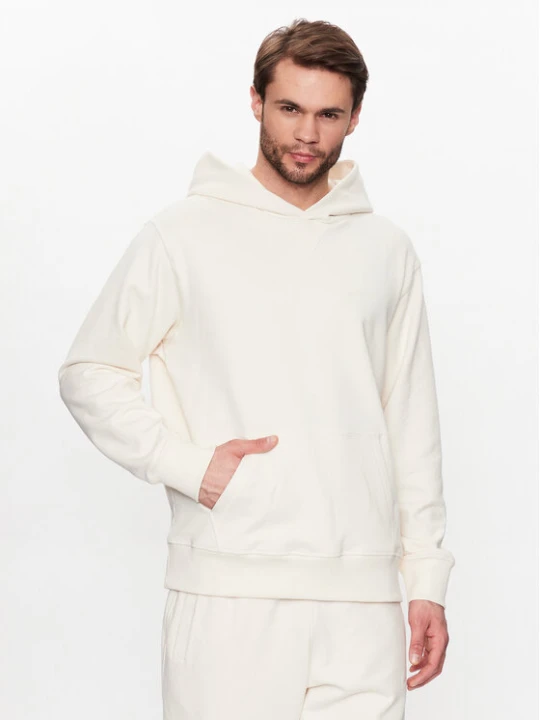 Zdjęcie produktu New Balance Bluza MT23565 Écru Relaxed Fit Kremowy