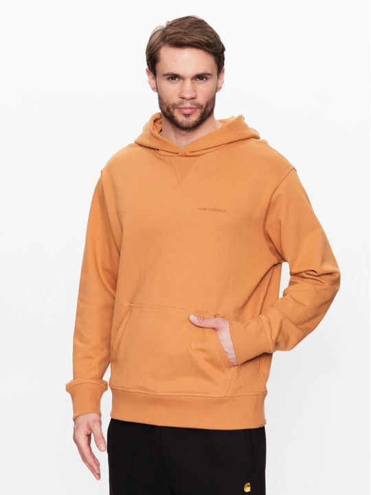 Zdjęcie produktu New Balance Bluza MT23565 Pomarańczowy Relaxed Fit