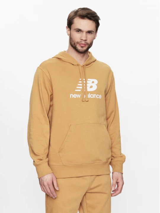 Zdjęcie produktu New Balance Bluza MT31537 Pomarańczowy Relaxed Fit