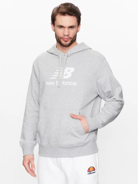 Zdjęcie produktu New Balance Bluza MT31537 Szary Relaxed Fit
