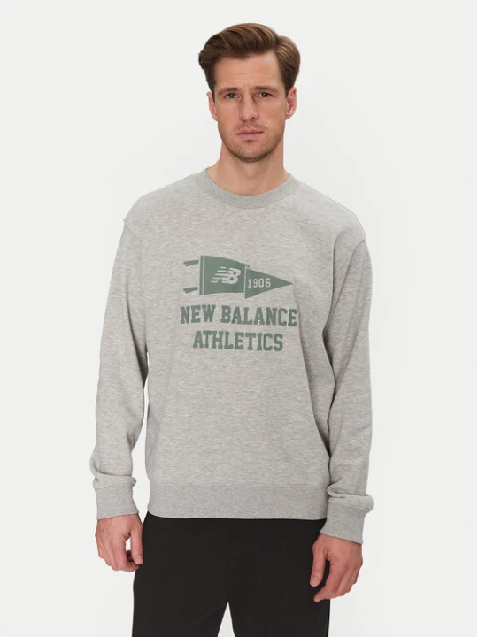 Zdjęcie produktu New Balance Bluza MT51929 Szary Regular Fit