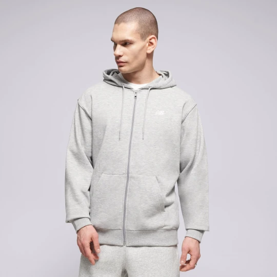 Zdjęcie produktu New Balance Bluza Rozpinana Sport Essentials Logo French Ter szary