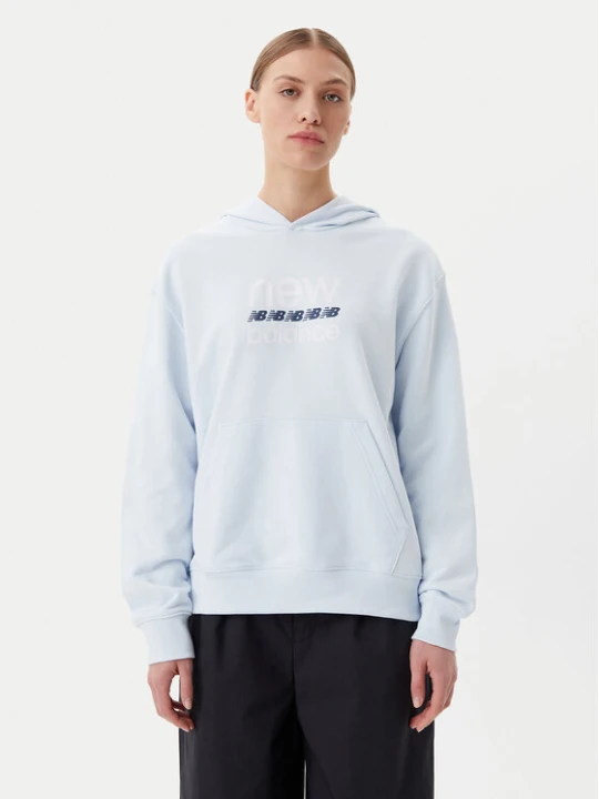 Zdjęcie produktu New Balance Bluza Sport Graphic WT51519 Niebieski Relaxed Fit