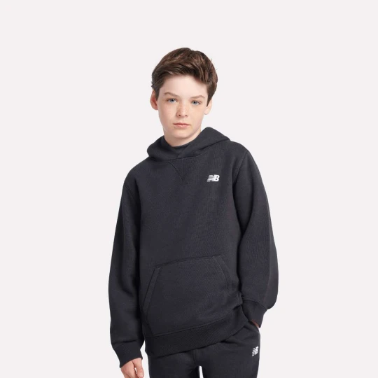 Zdjęcie produktu Boys French Terry Small Logo Hoodie New Balance czarny