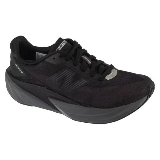 Zdjęcie produktu New Balance FuelCell Rebel v5 WFCXLO5, Damskie, Czarne, buty do biegania, tkanina, rozmiar: 37, 5