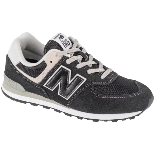 Zdjęcie produktu New Balance GC574EVB, Dla chłopca, Czarne, buty sneakers, skóra naturalna, rozmiar: 36