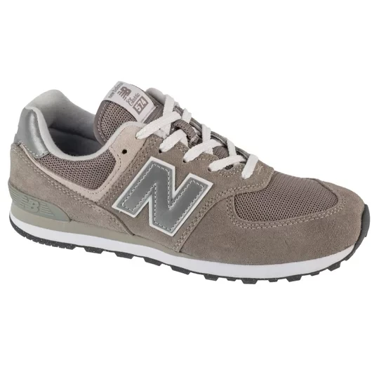 Zdjęcie produktu New Balance GC574EVG, Dla chłopca, Szare, buty sneakers, przewiewna siateczka, rozmiar: 38, 5
