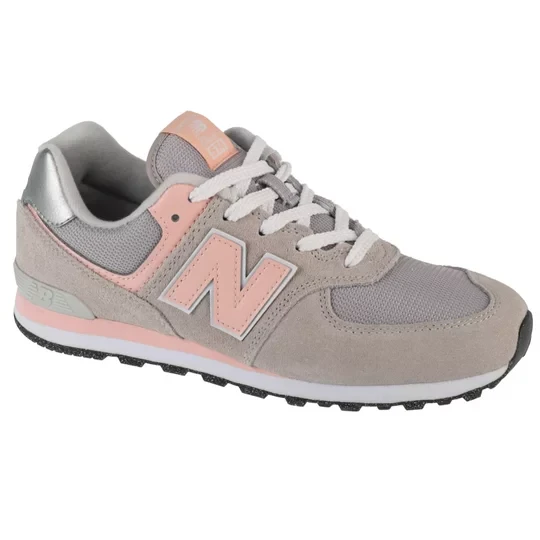 Zdjęcie produktu New Balance GC574EVK, Dla chłopca, Szare, buty sneakers, przewiewna siateczka, rozmiar: 38