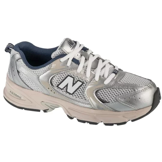 Zdjęcie produktu New Balance GR530KA, Dla dziewczynki, Szare, buty sneakers, przewiewna siateczka, rozmiar: 36