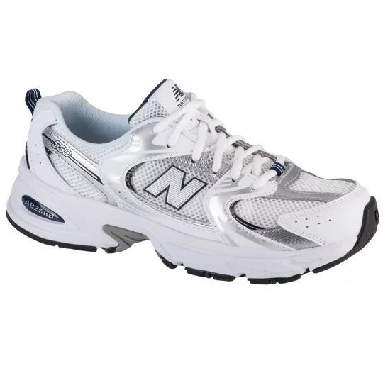 Zdjęcie produktu New Balance GR530SB1, Dla dziewczynki, Białe, buty sneakers, przewiewna siateczka, rozmiar: 37