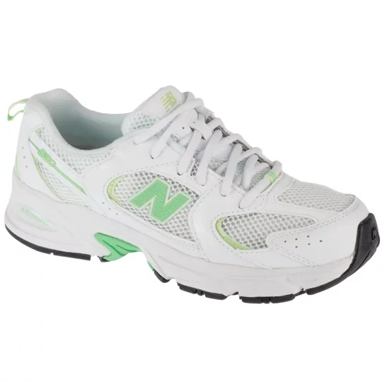 Zdjęcie produktu New Balance GR530SM, Dla dziewczynki, Białe, buty sneakers, przewiewna siateczka, rozmiar: 40