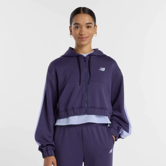 Zdjęcie produktu Interlock Full Zip New Balance fioletowy