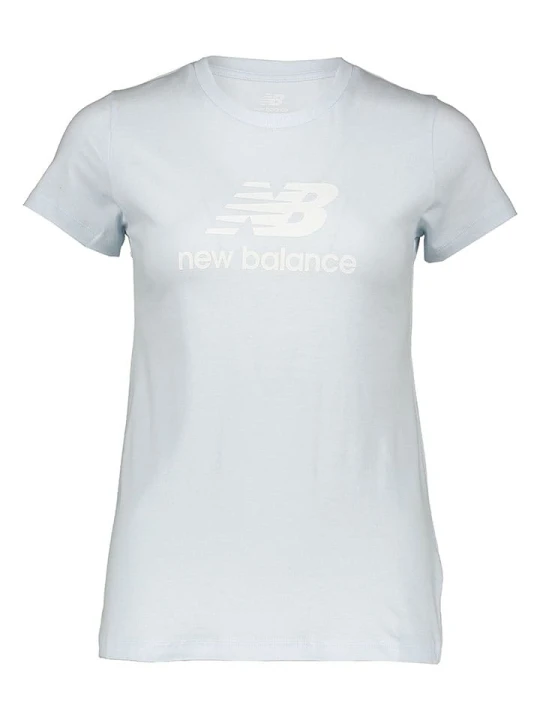 Zdjęcie produktu New Balance Koszulka "Essentials" w kolorze błękitnym rozmiar: S