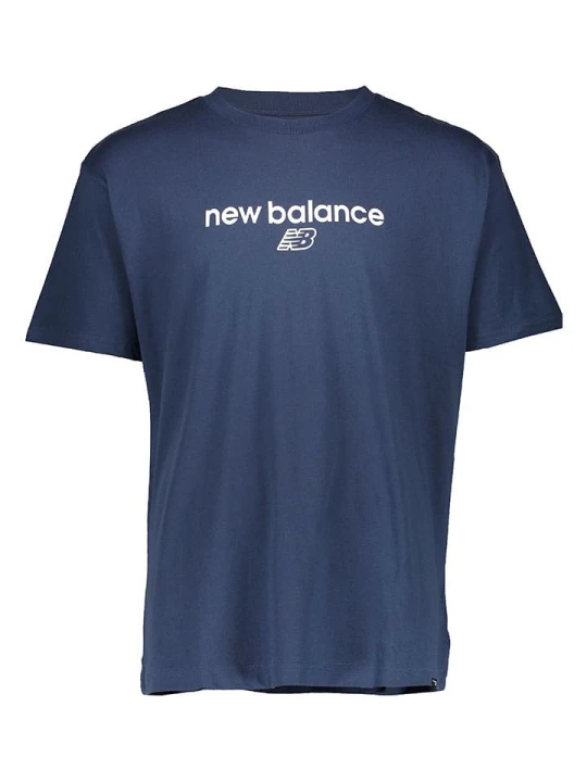 Zdjęcie produktu New Balance Koszulka "Sport Seasonal" w kolorze granatowym rozmiar: L