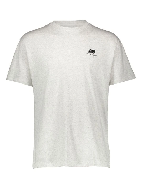 Zdjęcie produktu New Balance Koszulka "Uni-ssentials" w kolorze kremowym rozmiar: M / L