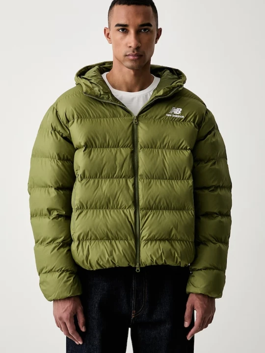 Zdjęcie produktu New Balance krótka kurtka męska zielony
