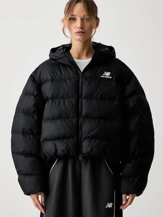 Zdjęcie produktu New Balance kurtka pikowana damska czarny