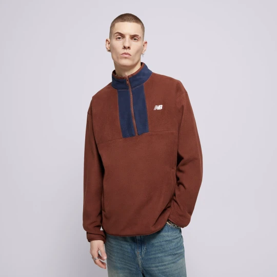 Zdjęcie produktu New Balance Polar Fleece 1 / 2 Zip brązowy