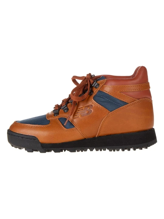 Zdjęcie produktu New Balance Skórzane buty trekkingowe "URAINOG" w kolorze jasnobrązowym rozmiar: 44