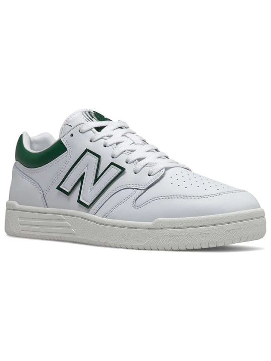 Zdjęcie produktu New Balance Skórzane sneakersy "480" w kolorze białym rozmiar: 44, 5