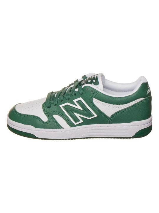 Zdjęcie produktu New Balance Skórzane sneakersy "480" w kolorze zielonym rozmiar: 43