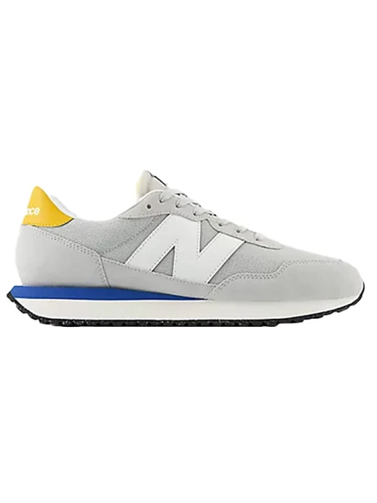 Zdjęcie produktu New Balance Skórzane sneakersy "MS237" w kolorze żółto-szarym rozmiar: 41, 5